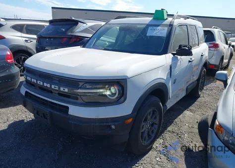 2023 Ford Bronco Sport Big Bend z USA, uszkodzony, nr VIN 3FMCR9B60PRD94307